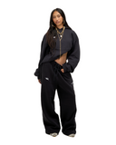 Wide Leg Sweatpants Deep Blue - Sinnuel collective