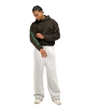 Cargo Pocket Crop Fit Hoodie - Brown - Sinnuel collective
