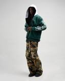 Fleece Double Hoodie – Rise of the Brave (Green) - Sinnuel collective