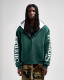 Fleece Double Hoodie – Rise of the Brave (Green)