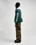 Fleece Double Hoodie – Rise of the Brave (Green) - Sinnuel collective