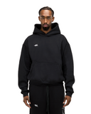 Script Signature Oversized Hoodie Deep Blue - Sinnuel collective