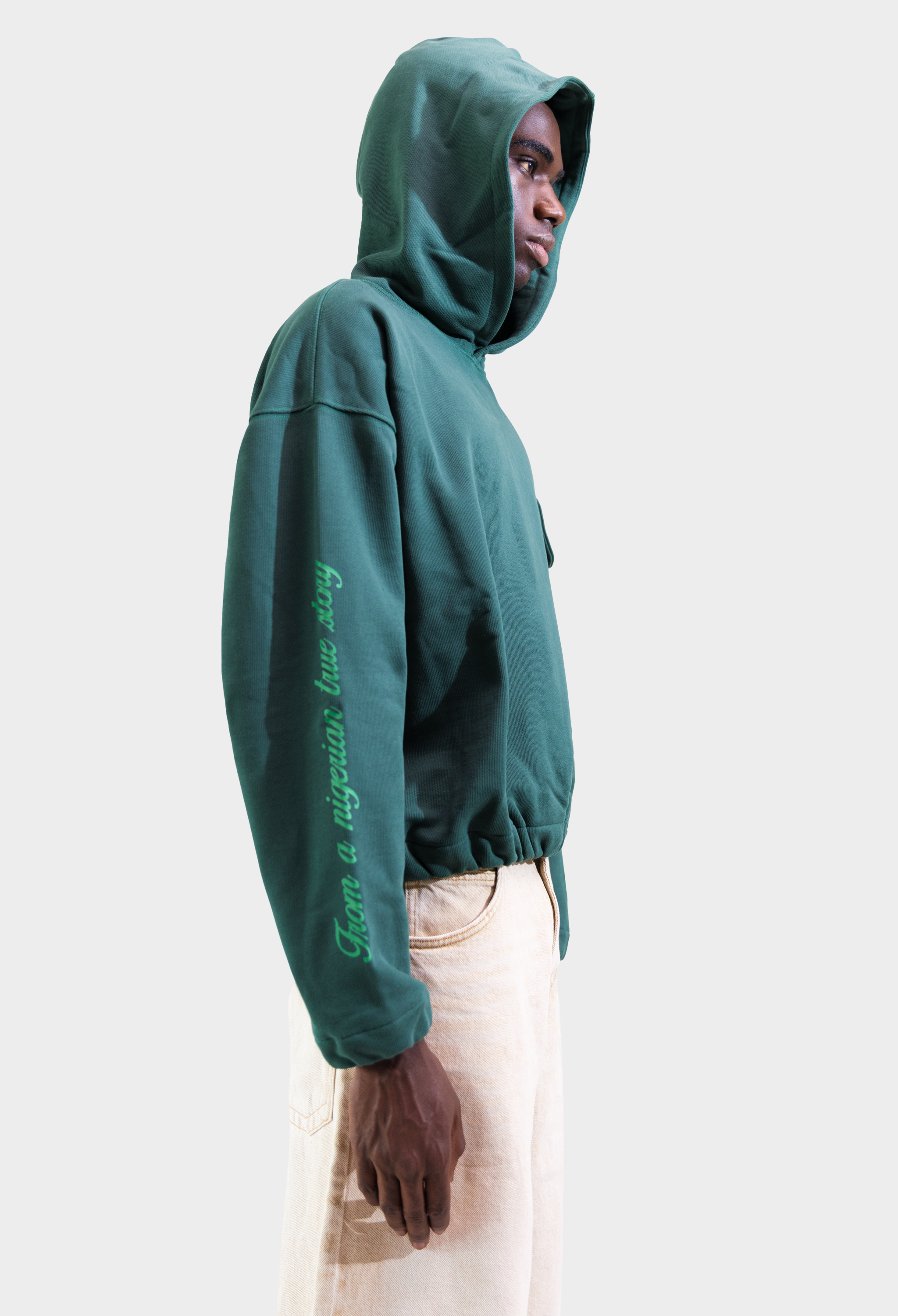 Sinnuel collective - Cargo pocket hoodie - side