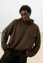 Cargo pocket cotton hoodie - Sinnuel collective